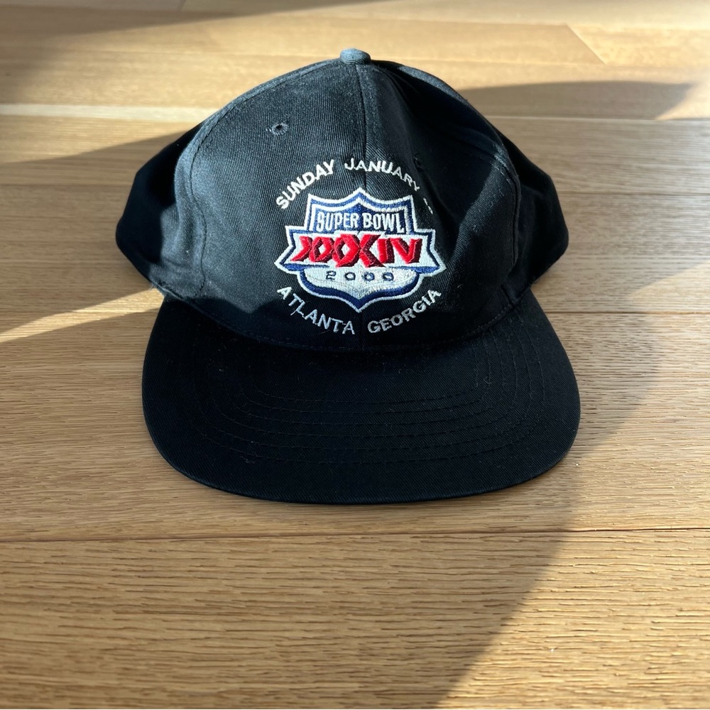 Vintage Black Super Bowl XXIV (2000) Snapback